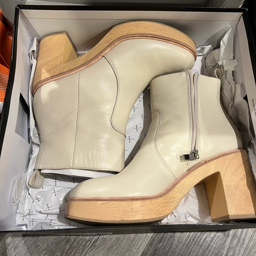 Worn once. Minimal wear on bottom.